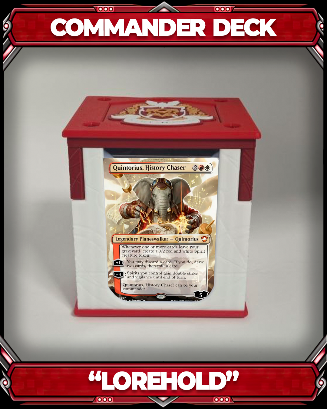 COMMANDER DECKBOX - STRIXHAVEN - LOREHOLD