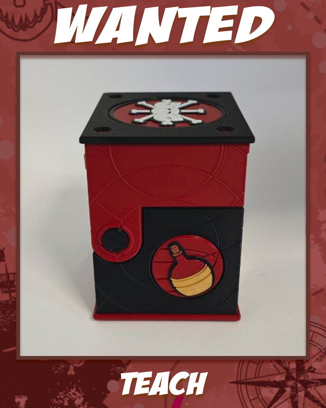WANTED DECKBOX - MARSHALL D. TEACH