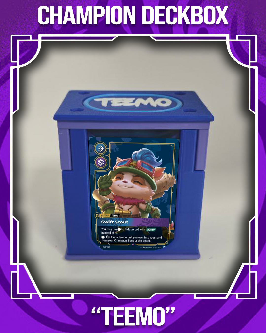 CHAMPION DECKBOX - TEEMO - RIFTBOUND