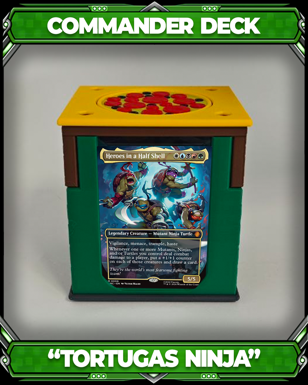COMMANDER DECKBOX - TORTUGAS NINJA - SECRET LAIR