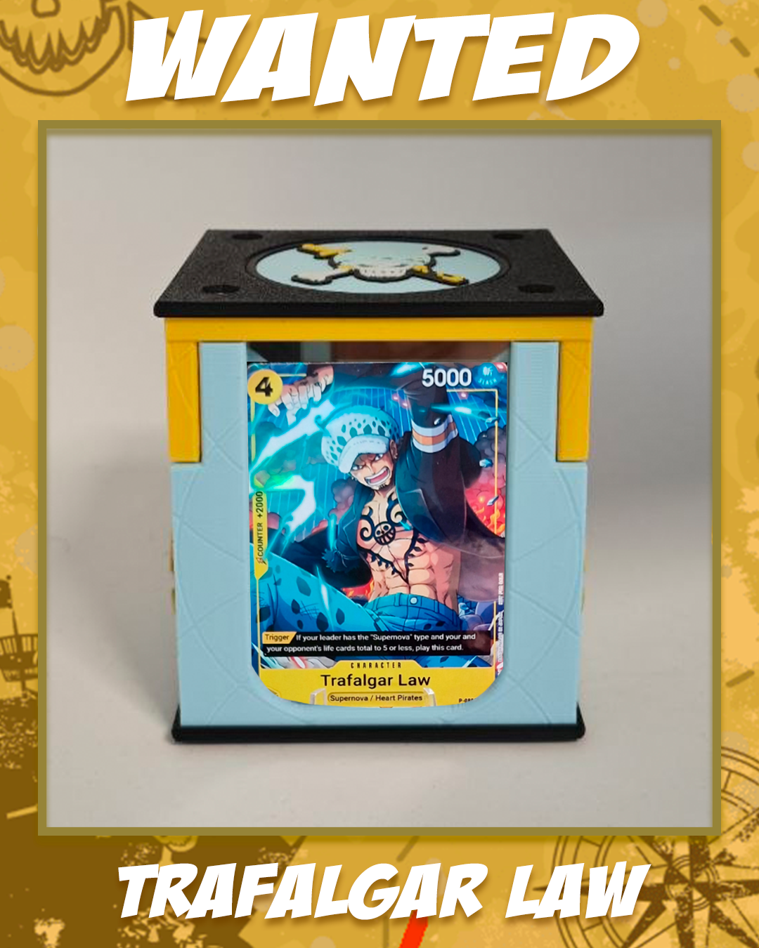 WANTED DECKBOX - TRAFALGAR LAW