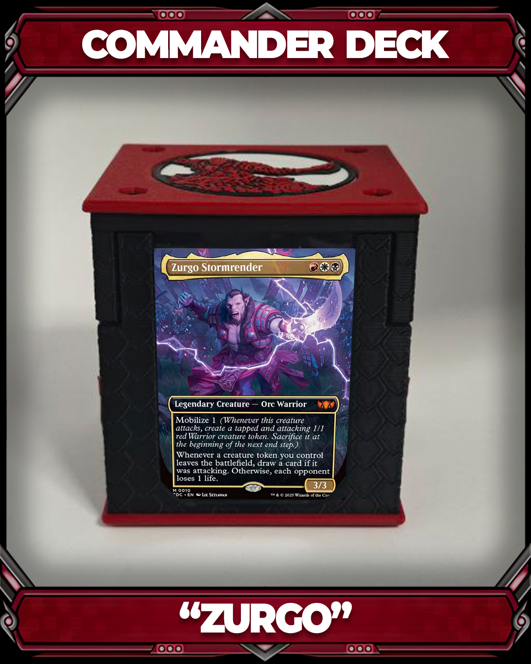 COMMANDER DECKBOX - ZURGO - TARKIR